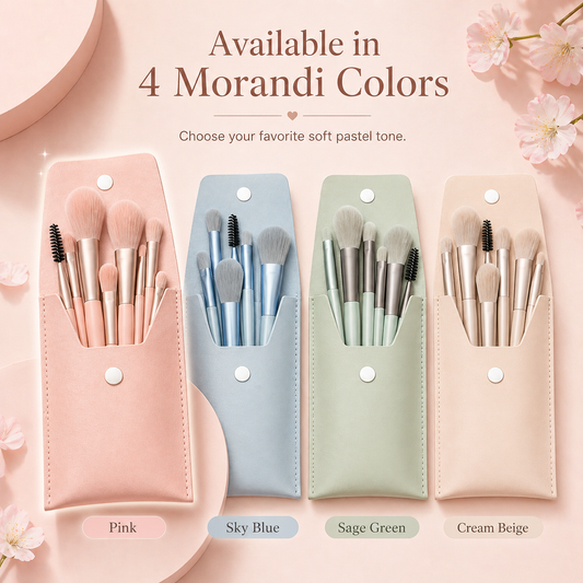 8PCS Morandi Mini Brush Set