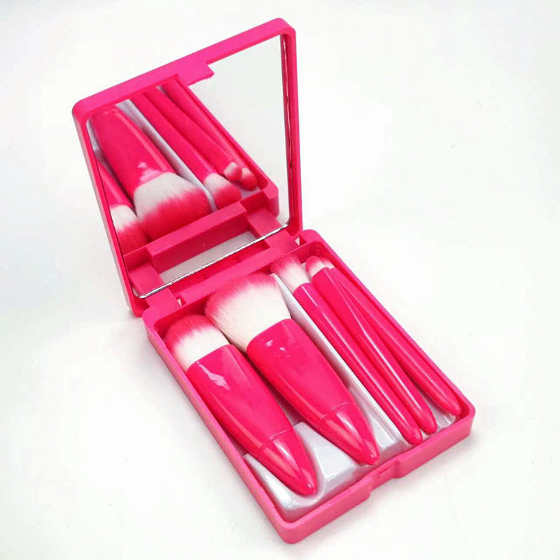 5PCS Mini Brush Set with Mirror
