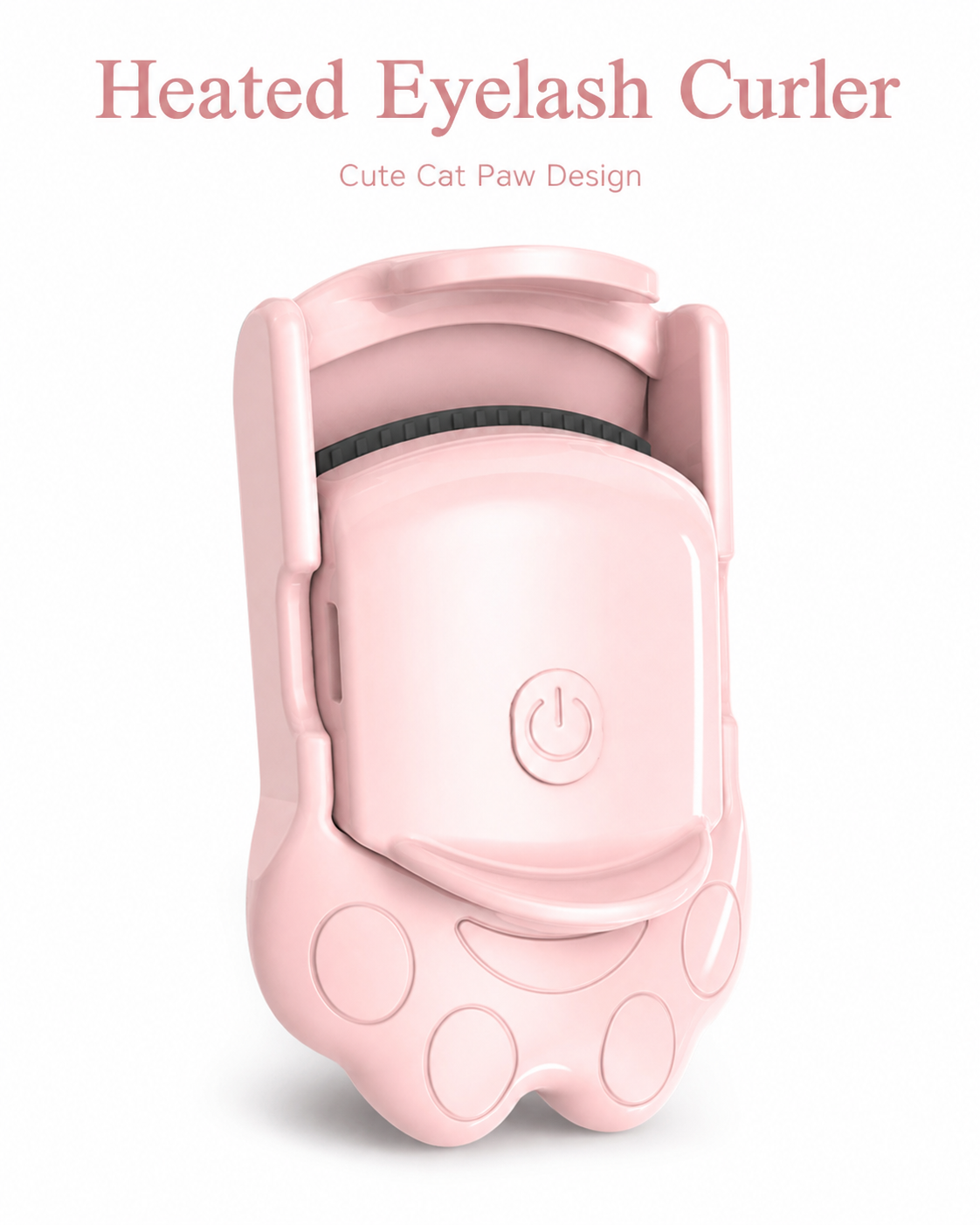 Cute Cat Paw Heated Eyelash Curler