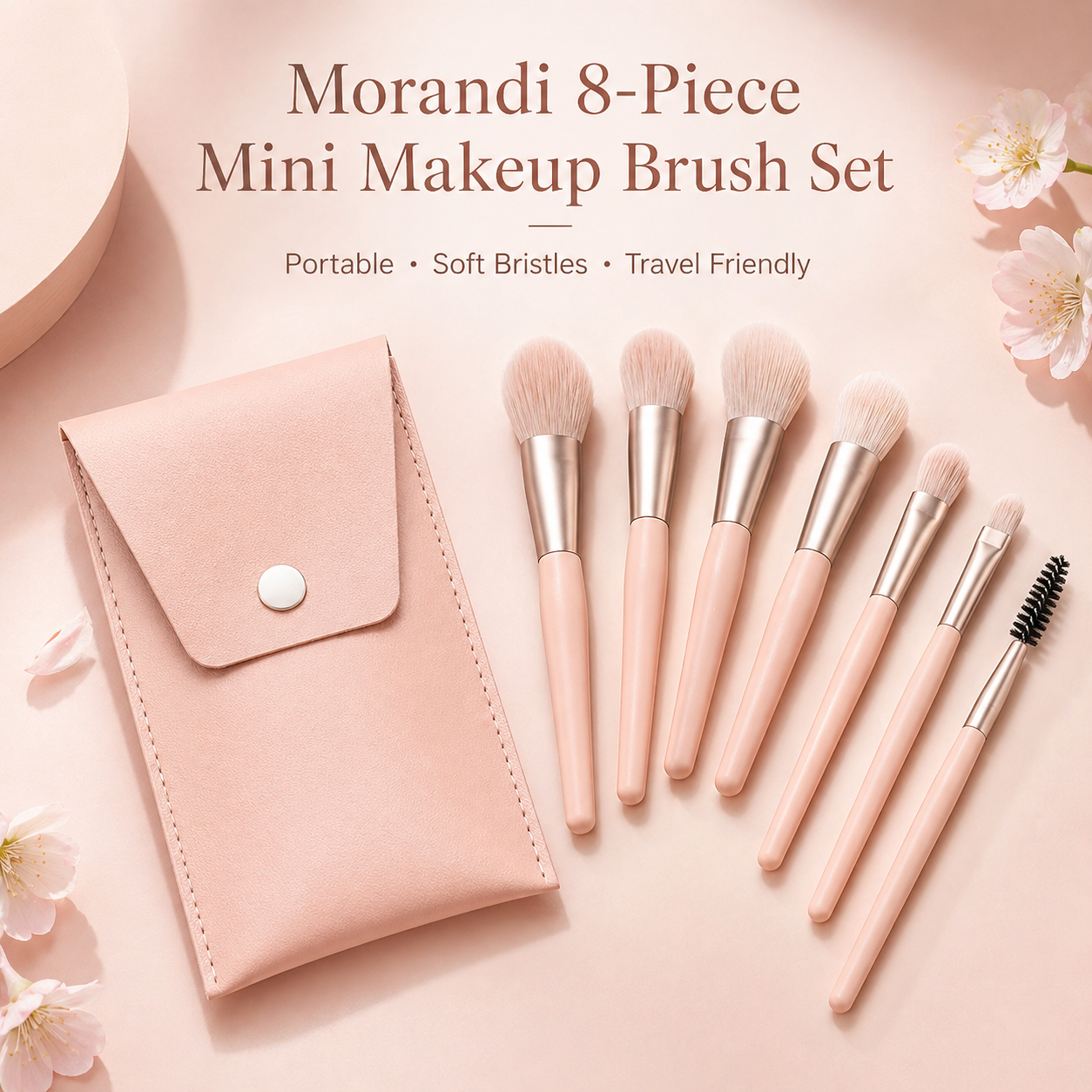 8PCS Morandi Mini Brush Set