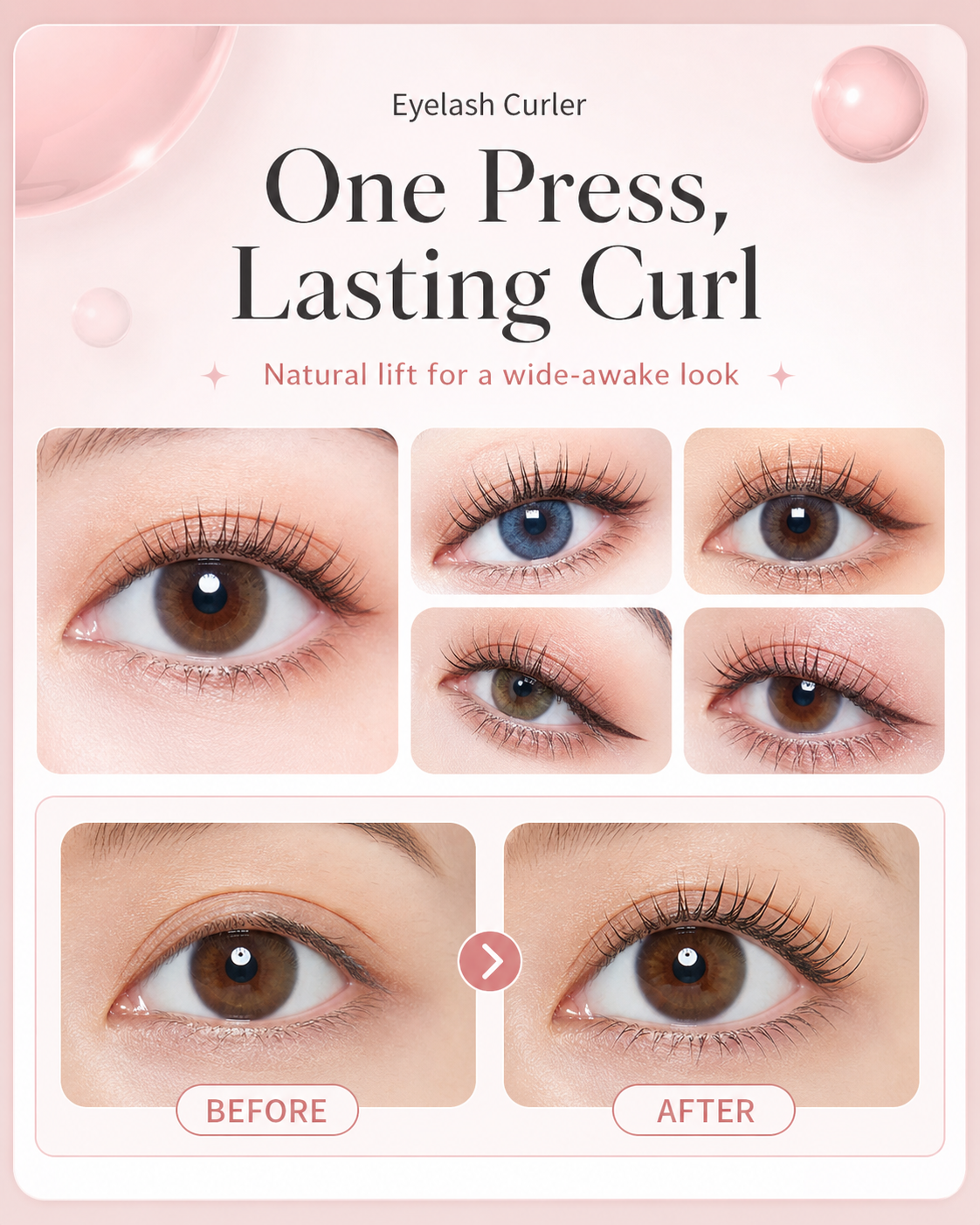 Cute Cat Paw Heated Eyelash Curler