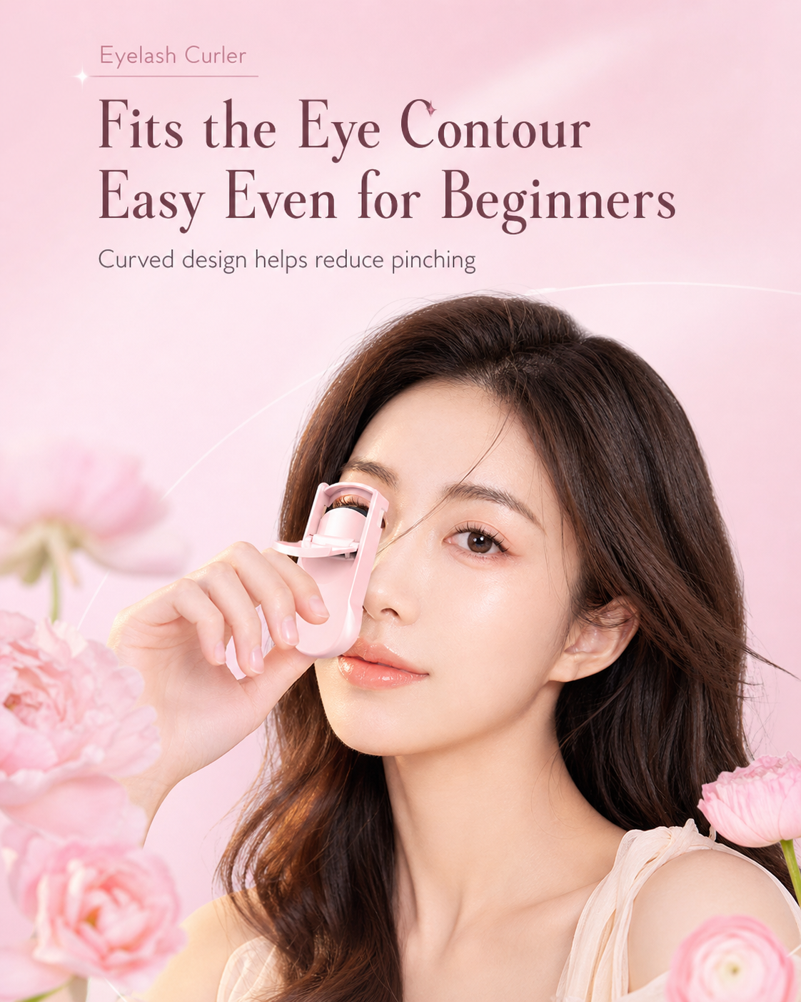 Cute Cat Paw Heated Eyelash Curler