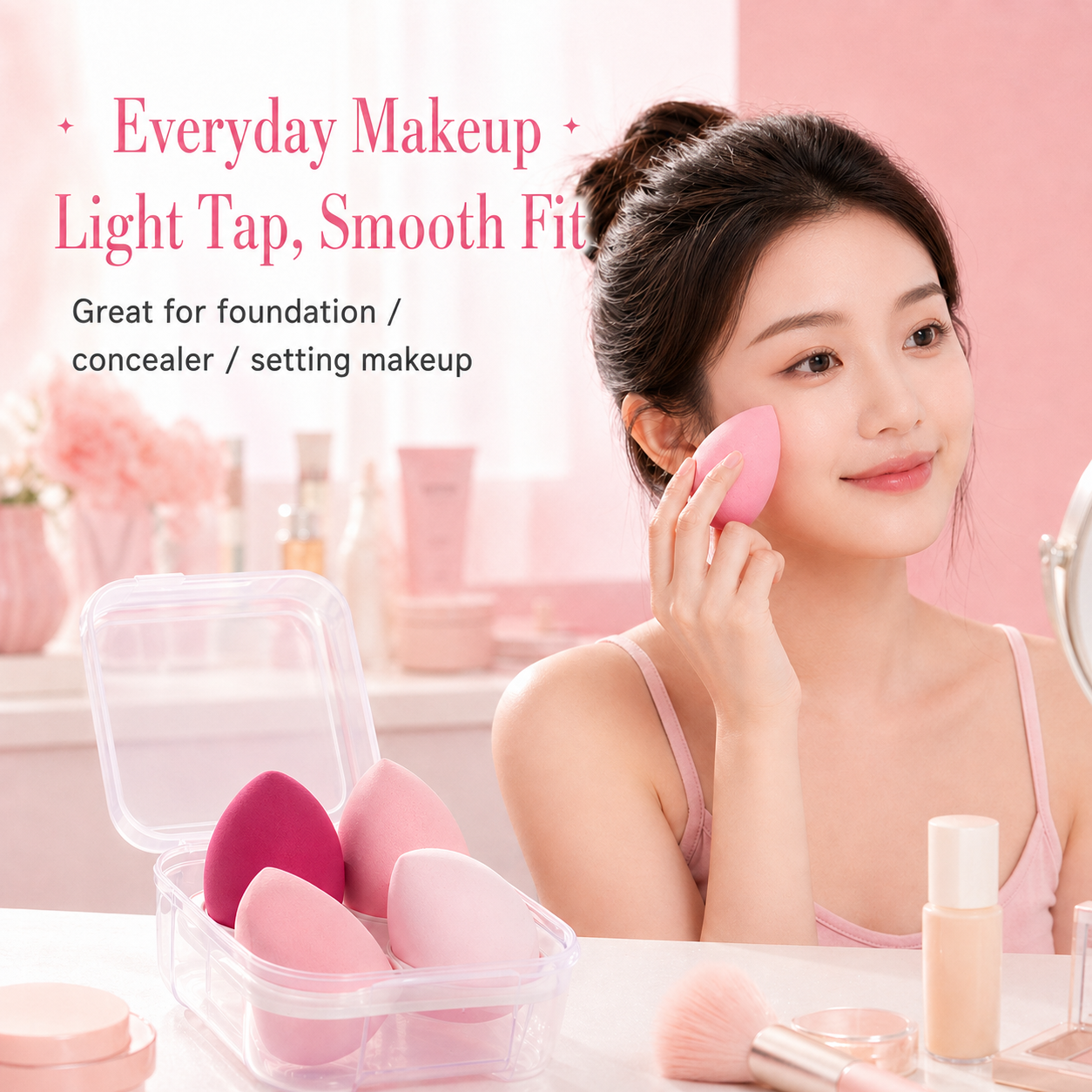4PCS Ultra Soft Makeup Sponge
