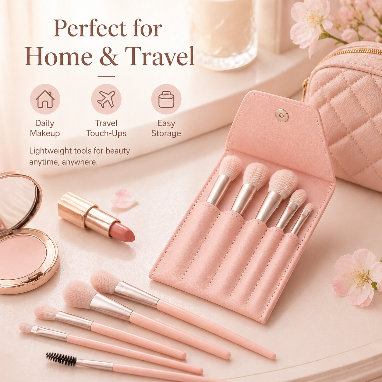 8PCS Morandi Mini Brush Set