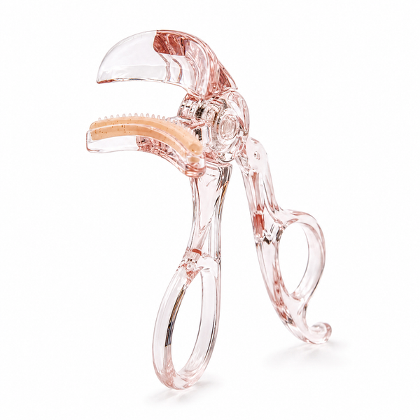 Transparent Pink Frameless Comb Eyelash Curler