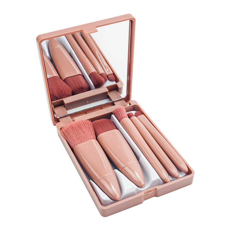 5PCS Mini Brush Set with Mirror