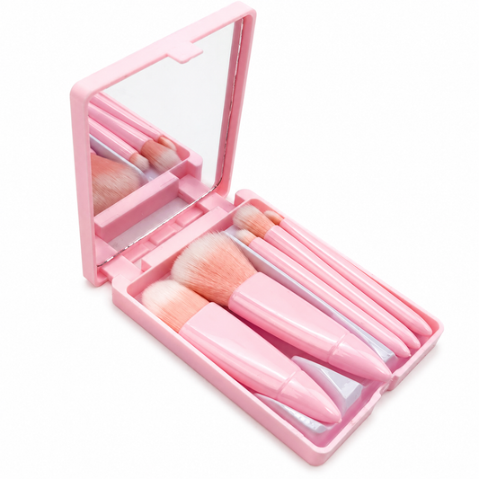 5PCS Mini Brush Set with Mirror