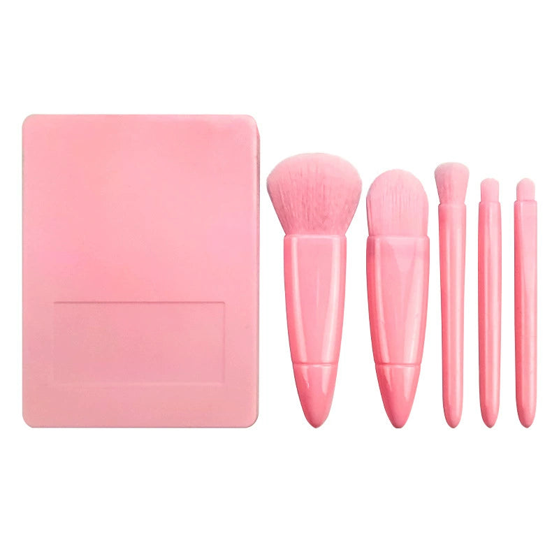 5PCS Mini Brush Set with Mirror